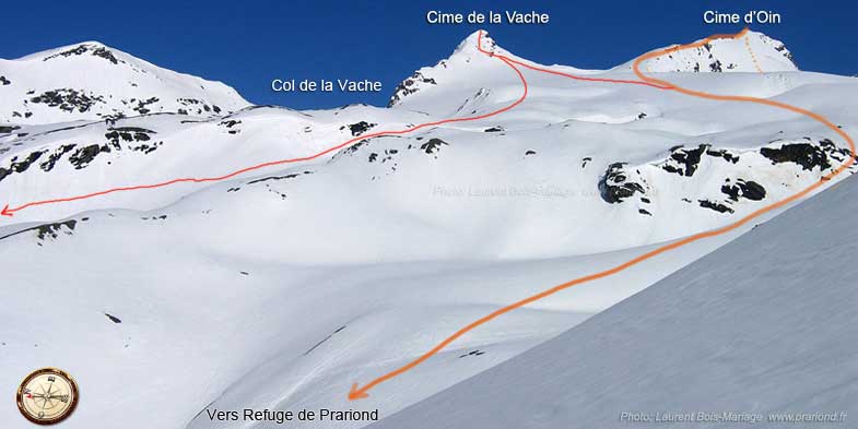 Ski de randonnée Cime de la Vache